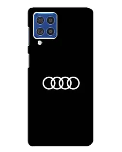 Чехол для Samsung Galaxy F62 с картинкой «Audi White Logo» Чехол для Samsung Galaxy F62 с картинкой «Audi White Logo»