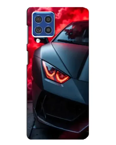 Чехол для Samsung Galaxy F62 с картинкой «Lamborghini красное сияние» Чехол для Samsung Galaxy F62 с картинкой «Lamborghini красное сияние»