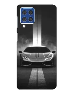 Чехол для Samsung Galaxy F62 с картинкой «Lamborghini симметрия дорог» Чехол для Samsung Galaxy F62 с картинкой «Lamborghini симметрия дорог»