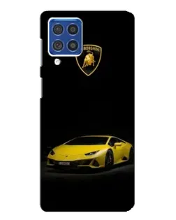Чехол для Samsung Galaxy F62 с картинкой «Lamborghini желтый акцент» Чехол для Samsung Galaxy F62 с картинкой «Lamborghini желтый акцент»