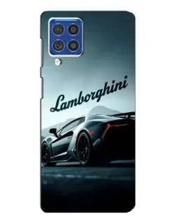 Чехол для Samsung Galaxy F62 с картинкой «Классическая надпись Lamborghini» Чехол для Samsung Galaxy F62 с картинкой «Классическая надпись Lamborghini»