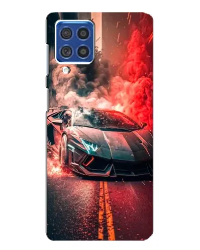 Чехол для Samsung Galaxy F62 с картинкой «Lamborghini красный дым» Чехол для Samsung Galaxy F62 с картинкой «Lamborghini красный дым»