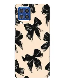 Чехол для Samsung Galaxy F62 с картинкой «Паттерн черные банты» Чехол для Samsung Galaxy F62 с картинкой «Паттерн черные банты»