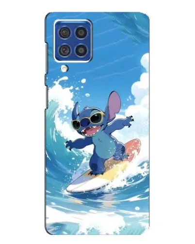 Чехол для Samsung Galaxy F62 с картинкой «Стич на волне» Чехол для Samsung Galaxy F62 с картинкой «Стич на волне»