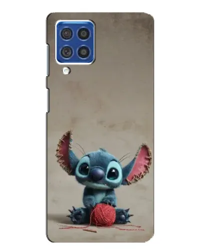 Чехол для Samsung Galaxy F62 с картинкой «Стич на коричневом фоне» Чехол для Samsung Galaxy F62 с картинкой «Стич на коричневом фоне»