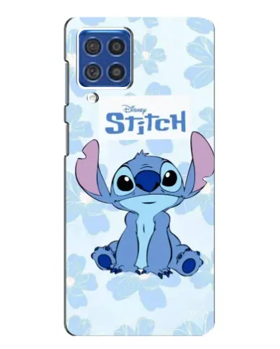 Чехол для Samsung Galaxy F62 с картинкой «Stitch среди цветов» Чехол для Samsung Galaxy F62 с картинкой «Stitch среди цветов»