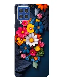 Чехол для Samsung Galaxy F62 с картинкой «Цветочная феерия»