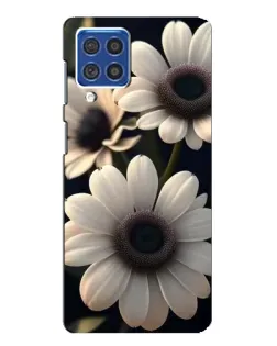 Чехол для Samsung Galaxy F62 с картинкой «Белые маргаритки макро»