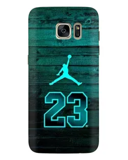 Чехол для Samsung Galaxy S7 Edge (G935) с картинкой «Jordan Cyan 23» Чехол для Samsung Galaxy S7 Edge (G935) с картинкой «Jordan Cyan 23»