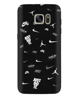 Чехол для Samsung Galaxy S7 Edge (G935) с картинкой «Nike Black Pattern» Чехол для Samsung Galaxy S7 Edge (G935) с картинкой «Nike Black Pattern»
