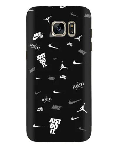 Чехол для Samsung Galaxy S7 Edge (G935) с картинкой «Nike Black Pattern» Чехол для Samsung Galaxy S7 Edge (G935) с картинкой «Nike Black Pattern»