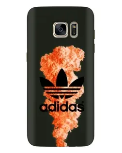 Чохол для Samsung Galaxy S7 Edge (G935) з картинкою «Помаранчевий дим Adidas»