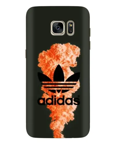 Чехол для Samsung Galaxy S7 Edge (G935) с картинкой «Оранжевый дым Adidas»