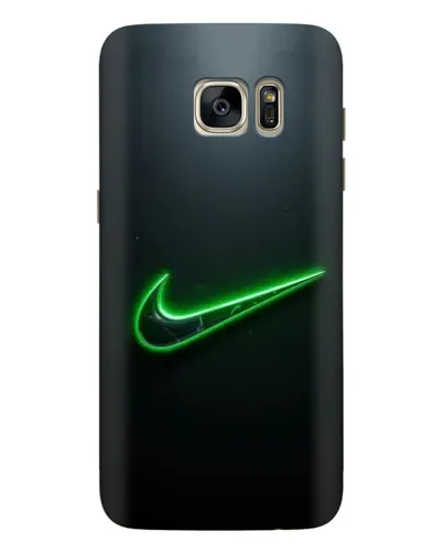 Чехол для Samsung Galaxy S7 Edge (G935) с картинкой «Неоновый контур Nike»
