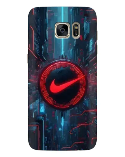 Чехол для Samsung Galaxy S7 Edge (G935) с картинкой «Техногенный стиль Nike»