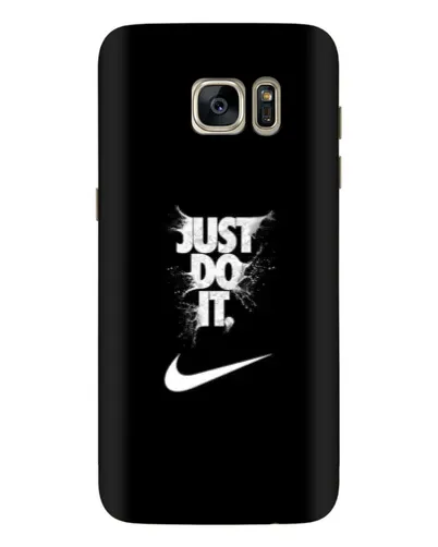 Чехол для Samsung Galaxy S7 Edge (G935) с картинкой «Текстовый принт Nike»