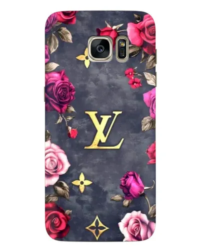 Чехол для Samsung Galaxy S7 Edge (G935) с картинкой «Цветочный Louis Vuitton»