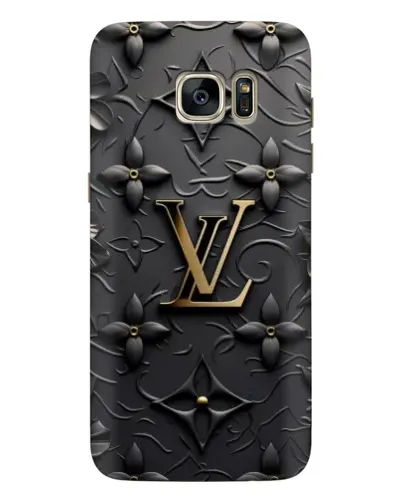 Чехол для Samsung Galaxy S7 Edge (G935) с картинкой «Кожаная текстура LV»