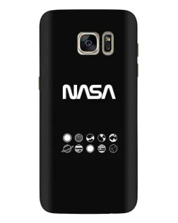 Чехол для Samsung Galaxy S7 Edge (G935) с картинкой «NASA — технический принт»
