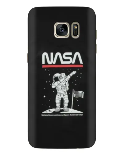 Чехол для Samsung Galaxy S7 Edge (G935) с картинкой «NASA — шагаем по Луне»