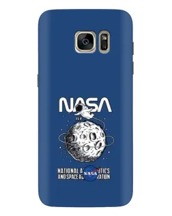 Чехол для Samsung Galaxy S7 Edge (G935) с картинкой «NASA — лунная миссия»