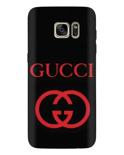 Чехол для Samsung Galaxy S7 Edge (G935) с картинкой «Gucci — красный логотип»