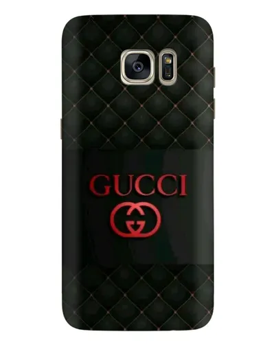 Чехол для Samsung Galaxy S7 Edge (G935) с картинкой «Gucci — стеганый черный»