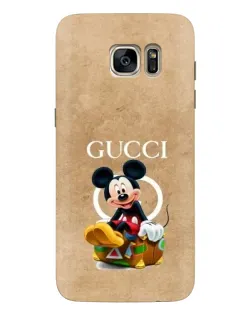 Чехол для Samsung Galaxy S7 Edge (G935) с картинкой «Микки Маус Gucci — крафт» Чехол для Samsung Galaxy S7 Edge (G935) с картинкой «Микки Маус Gucci — крафт»