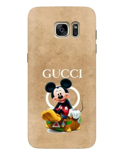 Чехол для Samsung Galaxy S7 Edge (G935) с картинкой «Микки Маус Gucci — крафт»