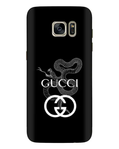 Чехол для Samsung Galaxy S7 Edge (G935) с картинкой «Gucci — серебряная змея»
