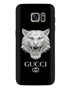 Чехол для Samsung Galaxy S7 Edge (G935) с картинкой «Gucci — серебряный лев» Чехол для Samsung Galaxy S7 Edge (G935) с картинкой «Gucci — серебряный лев»