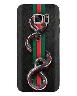 Чехол для Samsung Galaxy S7 Edge (G935) с картинкой «Gucci — змея на полосе» Чехол для Samsung Galaxy S7 Edge (G935) с картинкой «Gucci — змея на полосе»