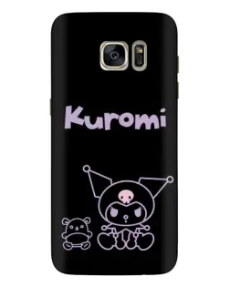 Чохол для Samsung Galaxy S7 Edge (G935) з картинкою «Kuromi — чорний мінімалізм»