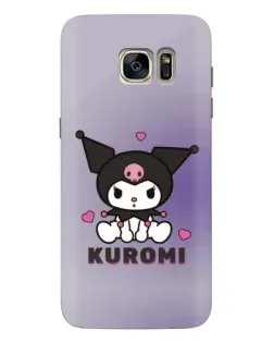 Чохол для Samsung Galaxy S7 Edge (G935) з картинкою «Kuromi — фіолетовий арт»