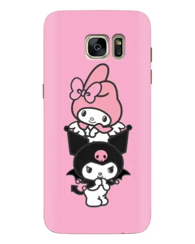 Чохол для Samsung Galaxy S7 Edge (G935) з картинкою «My Melody та Kuromi» Чохол для Samsung Galaxy S7 Edge (G935) з картинкою «My Melody та Kuromi»