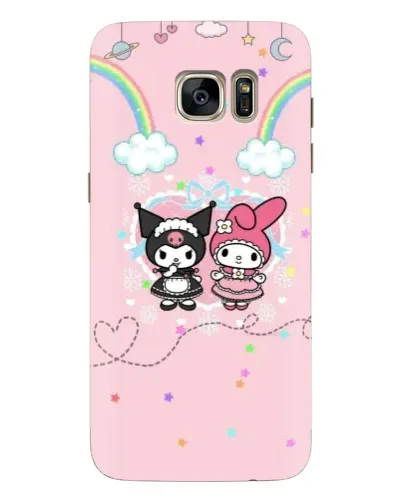Чохол для Samsung Galaxy S7 Edge (G935) з картинкою «My Melody та Kuromi» Чохол для Samsung Galaxy S7 Edge (G935) з картинкою «My Melody та Kuromi»