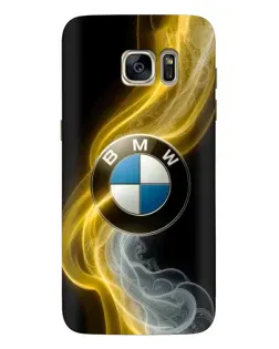 Чохол для Samsung Galaxy S7 Edge (G935) з картинкою «Золотистий дим BMW»