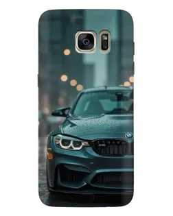 Чохол для Samsung Galaxy S7 Edge (G935) з картинкою «BMW у вогнях міста»