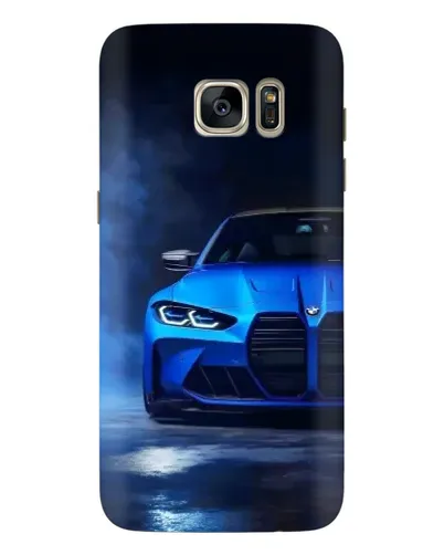 Чохол для Samsung Galaxy S7 Edge (G935) з картинкою «Блакитна BMW M4» Чохол для Samsung Galaxy S7 Edge (G935) з картинкою «Блакитна BMW M4»