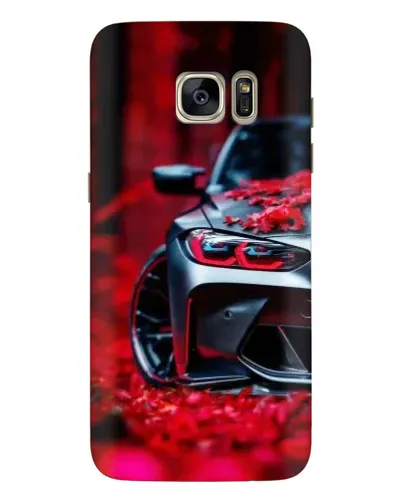 Чохол для Samsung Galaxy S7 Edge (G935) з картинкою «Спортивна BMW та квіти» Чохол для Samsung Galaxy S7 Edge (G935) з картинкою «Спортивна BMW та квіти»