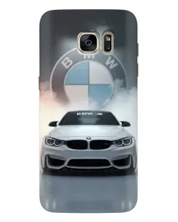 Чохол для Samsung Galaxy S7 Edge (G935) з картинкою «BMW в білому диму»
