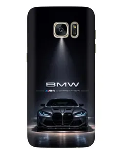 Чохол для Samsung Galaxy S7 Edge (G935) з картинкою «BMW крізь нічне місто»