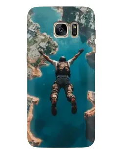 Чохол для Samsung Galaxy S7 Edge (G935) з картинкою «PUBG — вільне падіння»