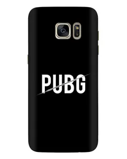Чохол для Samsung Galaxy S7 Edge (G935) з картинкою «PUBG — білий логотип»