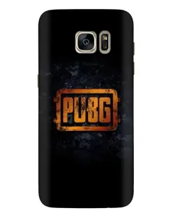 Чохол для Samsung Galaxy S7 Edge (G935) з картинкою «PUBG — золотий логотип»