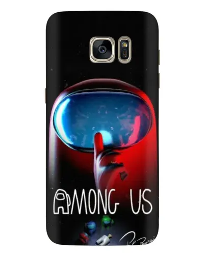 Чехол для Samsung Galaxy S7 Edge (G935) с картинкой «Красный импостер — макро» Чехол для Samsung Galaxy S7 Edge (G935) с картинкой «Красный импостер — макро»