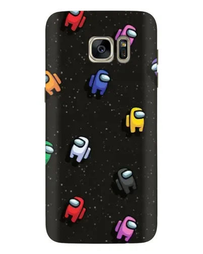 Чехол для Samsung Galaxy S7 Edge (G935) с картинкой «Космический паттерн Among Us» Чехол для Samsung Galaxy S7 Edge (G935) с картинкой «Космический паттерн Among Us»