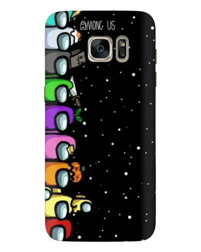 Чехол для Samsung Galaxy S7 Edge (G935) с картинкой «Команда Among Us» Чехол для Samsung Galaxy S7 Edge (G935) с картинкой «Команда Among Us»