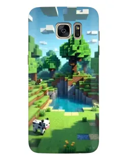 Чохол для Samsung Galaxy S7 Edge (G935) з картинкою «Minecraft літній день»