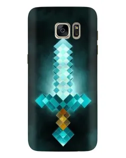 Чохол для Samsung Galaxy S7 Edge (G935) з картинкою «Алмазний меч неон»